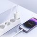 Мережевий зарядний пристрій з кабелем BOROFONE BA99A Breeze single port PD20W charger set(C to iP) White 6941991121364 фото 8