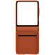 Шкіряний чохол Leather Case для Samsung Galaxy Z Flip5 Brown 555-03216 фото 5