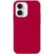 Силиконовый чехол Silk Full Protective для iPhone 16 (6.1") Rose Red 777-10186 фото