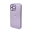 Чохол для смартфона AG Glass Matt Frame Color для iPhone 15 Pro Max Light Purple 666-00657 фото