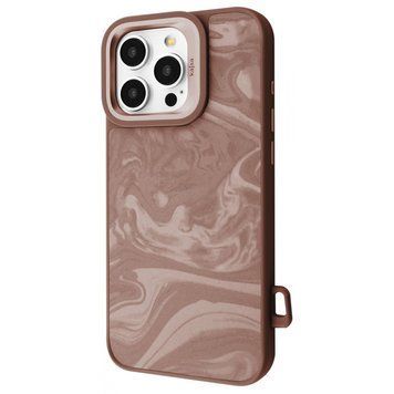 Чехол Kajsa Fluid Art with Magnetic Ring iPhone 16 Pro Max Desert titanium 656-08200 фото