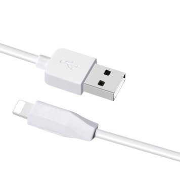 Кабель для зарядки и передачи данных Hoco X1 USB to Lightning Белый 1 м 209-00073 фото