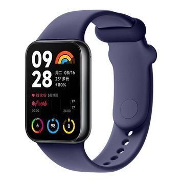 Ремінець для Xiaomi Mi Band 8 Pro/Mi Band 9 Pro/Redmi Watch 4 Silicone Midnight Blue 212-02583 фото