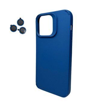 Чехол Silky Cam Protect для iPhone 13 Blue 666-02289 фото