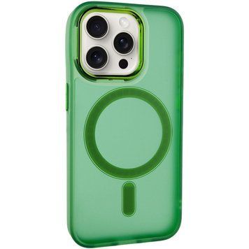 Чехол TPU+PC Lily with MagSafe для Apple iPhone 14 Pro (6.1") Army Green 214-03597 фото