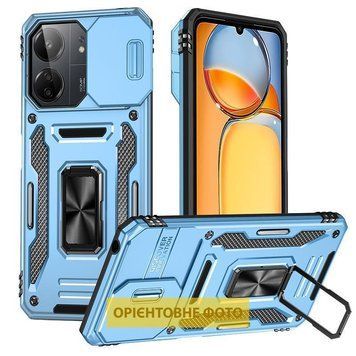 Ударопрочный чехол Camshield Army Ring для Xiaomi Redmi 15C (EU) Light Blue 656-08852 фото