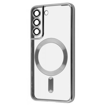 Чехол WAVE Metal Color Case with Magnetic Ring для Samsung Galaxy S21 FE (G990B) Silver 656-07932 фото