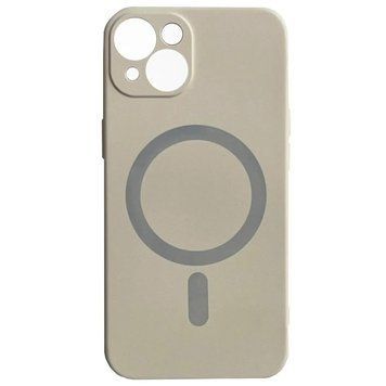 Силіконовий чохол з MagSafe для iPhone 13 Pro Max Молочний 214-00011 фото