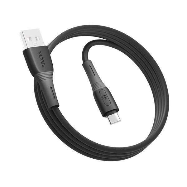 Кабель Ridea RC-M123 Spring 3A USB to Type-C Чорний 209-00167 фото