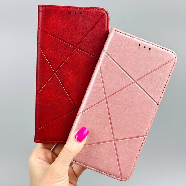 Чехол-книжка Business Leather для Samsung Galaxy M15 Pink 555-04095 фото