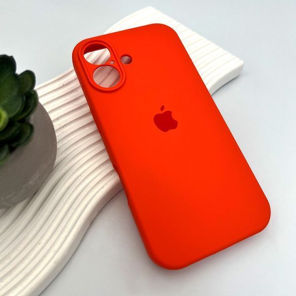 Силіконовий чохол з закритою камерою для iPhone 17 Apricot 666-04171 фото