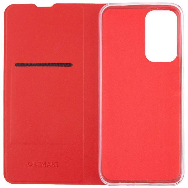 Кожаный чехол-книжка GETMAN Elegant для Samsung Galaxy M33 5G Красный 555-01538 фото