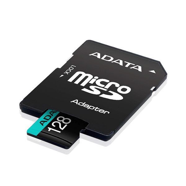 Карта пам'яті microSDXC (UHS-1 U3) A-DATA Premier Pro 128Gb Class 10 V30S A2 (R-100Mb/s W85Mb/s) (adapter SD) AUSDX128GUI3V30SA2-RA1 фото
