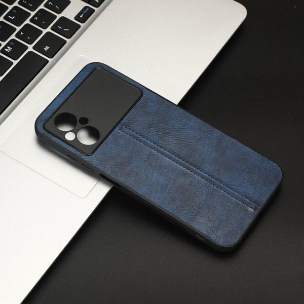 Чехол Cosmiс Leather Case для Poco M5/M5 5G Blue 666-00091 фото