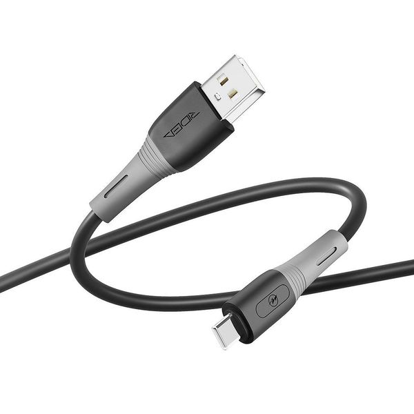 Кабель Ridea RC-M123 Spring 3A USB to Type-C Чорний 209-00167 фото