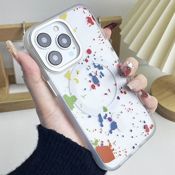 Чохол TPU+PC Flush with Magnetic Fit для Apple iPhone 15 Pro (6.1") White ILSO-00000072548-8 фото