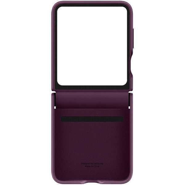 Шкіряний чохол Leather Case для Samsung Galaxy Z Flip5 Purple 555-03217 фото