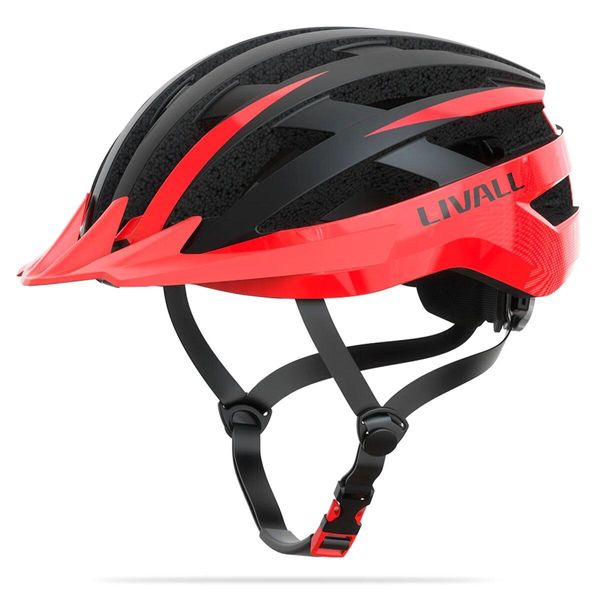 Защитный шлем Livall MT1 NEO (L) Black/Red (58-62см), акустика, микрофон, сигналы поворотов и стопов, 656-00088 фото