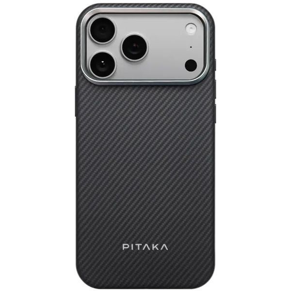 Чехол PC PITAKA with MagSafe для Apple iPhone 17 Pro (6.3") Black 656-08400 фото