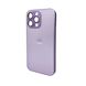 Чехол для смартфона AG Glass Matt Frame Color для iPhone 15 Pro Max Light Purple 666-00657 фото 1