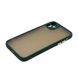 Силиконовый чехол с закрытой камерой Avenger Totu для iPhone 11 Dark Green 208-00657 фото