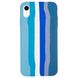 Силиконовый чехол Rainbow для iPhone Xr Royal Blue/Navy Blue 888-00143 фото