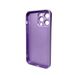 Чохол для смартфона AG Glass Matt Frame Color для iPhone 15 Pro Max Light Purple 666-00657 фото 2