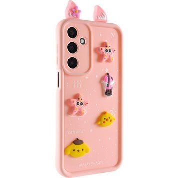 Чохол TPU Toys Case with Ears для Xiaomi Redmi Note 13 4G Light Pink 777-03900 фото
