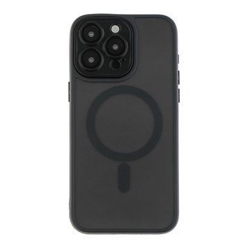 Чохол TPU+PC Magnetic Matte Camera Lens with Magsafe для iPhone 14 Pro Black 757-00257 фото