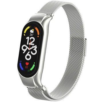 Ремінець Milanese Loop Design для Xiaomi Mi Band 7 Silver 212-01625 фото
