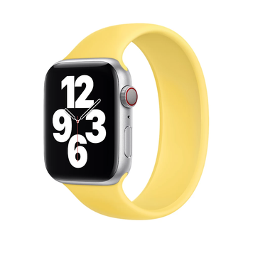 Силіконовий монобраслет для Apple Watch 42/44/45/49 mm 150 mm Жовтий 212-00314 фото