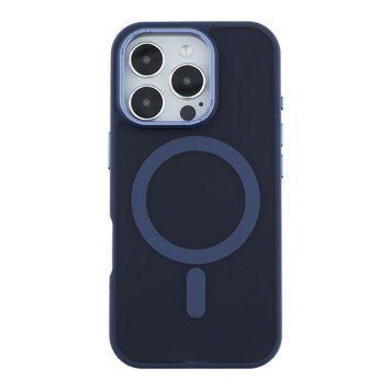 Чехол TPU+PC Goldencis Matte with MagSafe для iPhone 16 Pro Max Dark Blue 214-03421 фото