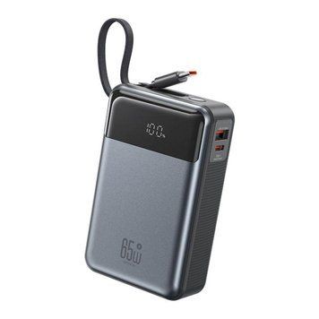 Power Bank XO PR267 65W with 65W Type-C two-way charging cable 20000 mAh Сірий 656-03312 фото