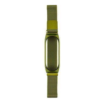 Ремінець для Xiaomi Mi Band 3/4/5/6 Milanese Loop Green 212-02457 фото