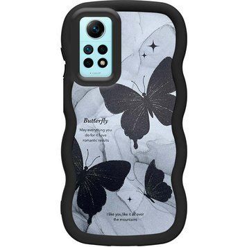 Чохол TPU Cloudy Pictures для Xiaomi Redmi Note 12 Pro 4G Butterflies 555-01227 фото