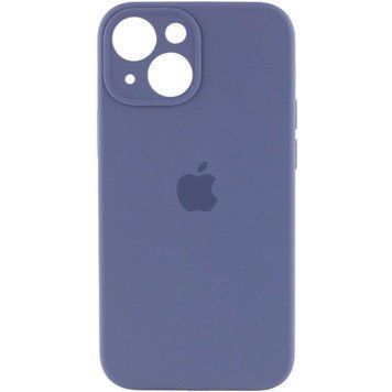 Силиконовый чехол с закрытой камерой для iPhone 14 Lavender Grey 666-00804 фото