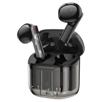 Наушники BOROFONE BW23 Crystal bean Transparent Edition true wireless BT headset Jazz Black 656-00879 фото