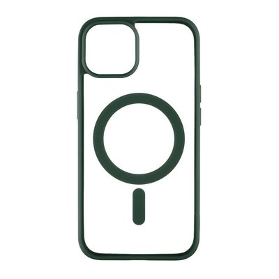 Силіконовий чохол Clear Color Case with MagSafe для iPhone 15 Plus Зелений 214-00434 фото