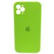 Силиконовый чехол с закрытой камерой для iPhone 12 Pro Light Green 208-00822 фото