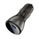 Автомобильное зарядное устройство ACEFAST B10 metal car charger 60W (USB-C+USB-C) with digital display Black 656-00270 фото 2