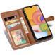 Кожаный чехол-книжка GETMAN Gallant (PU) для Xiaomi Redmi 12C Brown 777-06443 фото 2