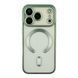 Чохол TPU Metallic Chrome Full Camera with Magsafe для iPhone 17 Pro Chrome Green 214-04617 фото