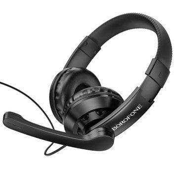 Наушники BOROFONE BO102 Amusement gaming headphones Black 656-01003 фото