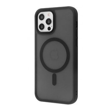 Чохол WAVE Matte Insane Case with Magnetic Ring для iPhone 12/12 Pro Black 656-07783 фото