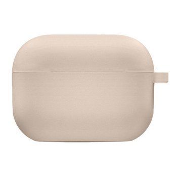 Силіконовий футляр з мікрофіброю для навушників Airpods Pro 3 Pink Sand 656-08101 фото