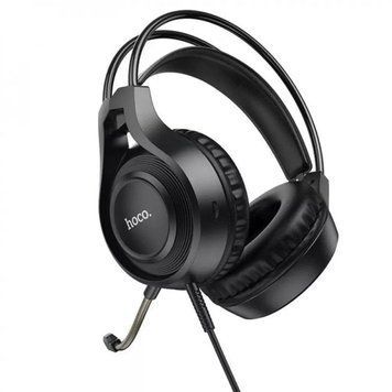 Навушники ігрові HOCO W106 Tiger gaming headset Black 656-03937 фото