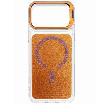 Чохол TPU+PC Jewel Sparkle with MagSafe для Apple iPhone 17 Pro (6.3") Orange Sparkle 214-04548 фото