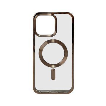 Чохол Metallic CD Magnetic для iPhone 14 Pro Coffee 666-02686 фото