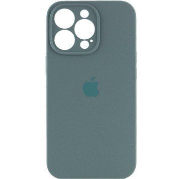 Силіконовий чохол з закритою камерою для iPhone 15 Pro Max Pine Green 666-01143 фото