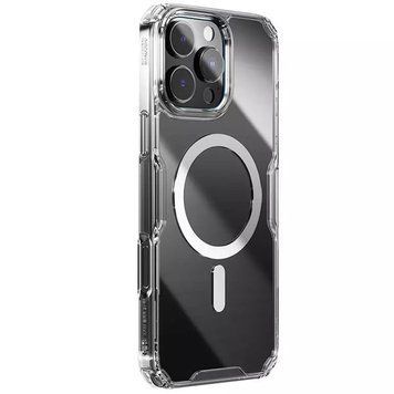 TPU чохол Nillkin Nature Pro Magnetic для Apple iPhone 16 Pro (6.3") Transparent 777-08019 фото